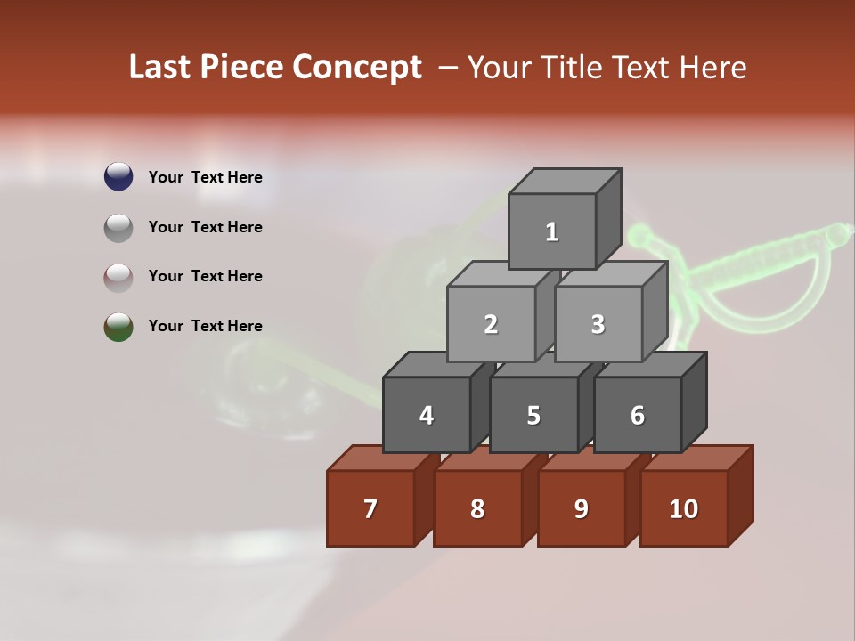 A Green Pepper Sitting On Top Of A Spoon PowerPoint Template