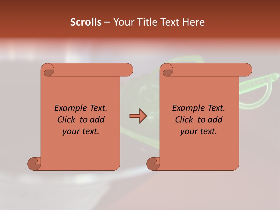 A Green Pepper Sitting On Top Of A Spoon PowerPoint Template