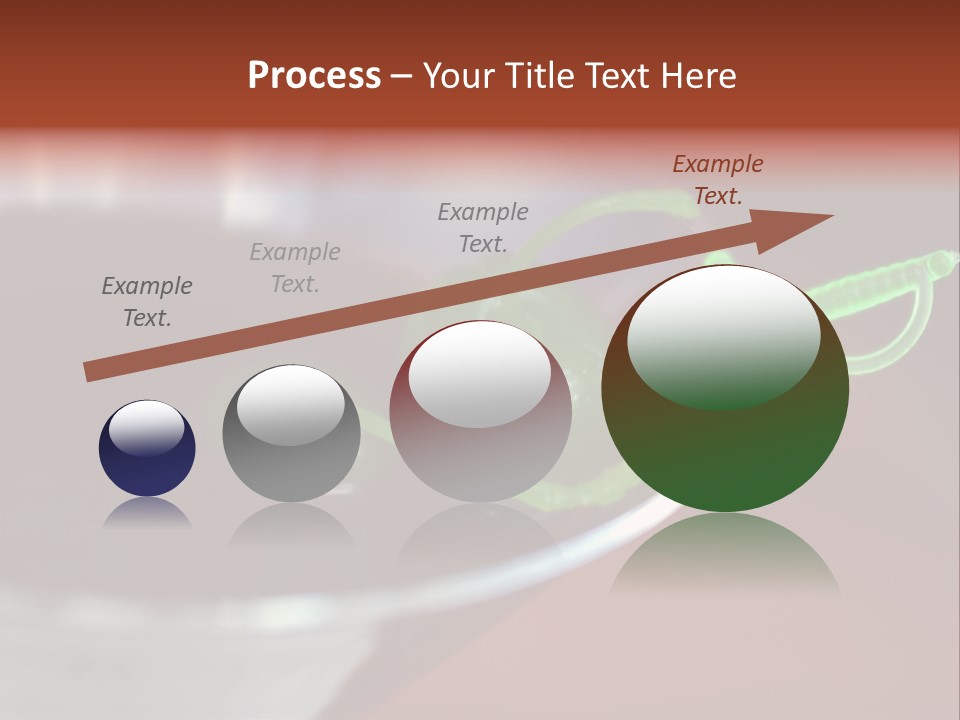 A Green Pepper Sitting On Top Of A Spoon PowerPoint Template