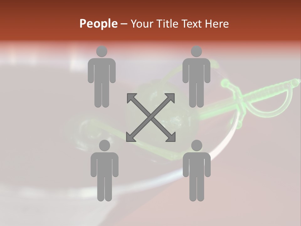 A Green Pepper Sitting On Top Of A Spoon PowerPoint Template