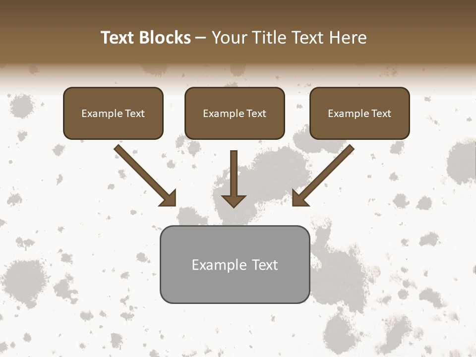 Mud Splat Pattern Isolated On A White Background PowerPoint Template
