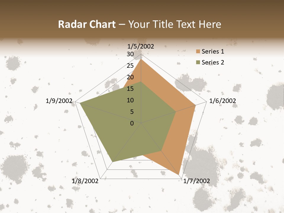 Mud Splat Pattern Isolated On A White Background PowerPoint Template