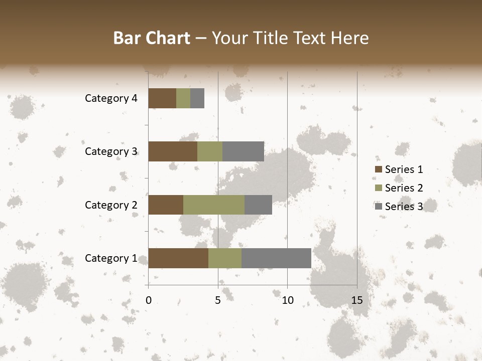Mud Splat Pattern Isolated On A White Background PowerPoint Template