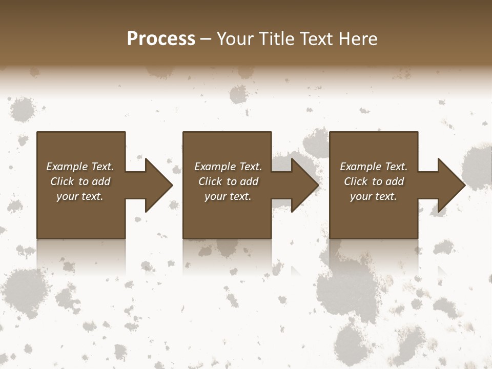 Mud Splat Pattern Isolated On A White Background PowerPoint Template