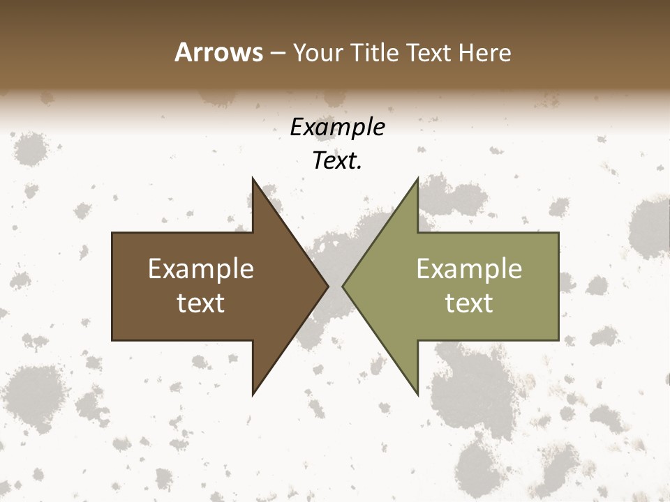 Mud Splat Pattern Isolated On A White Background PowerPoint Template