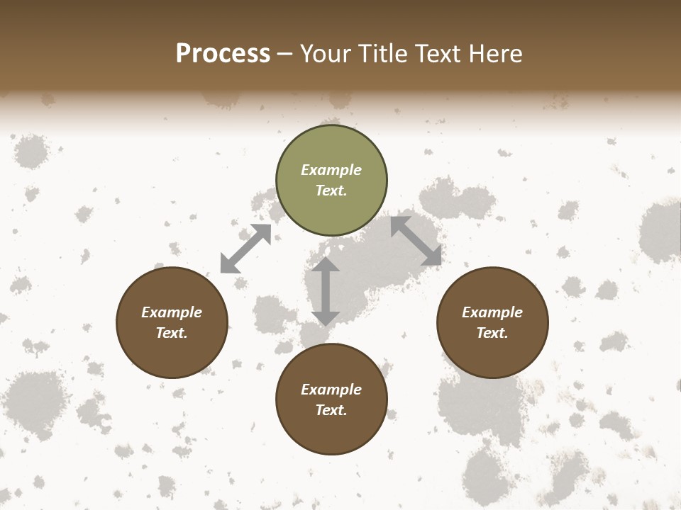 Mud Splat Pattern Isolated On A White Background PowerPoint Template