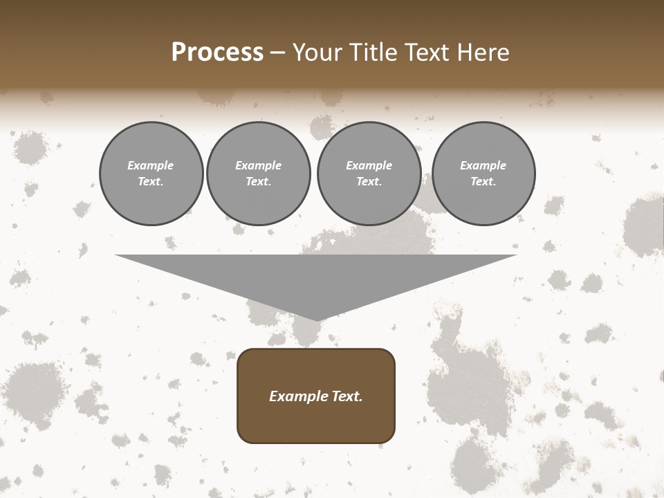 Mud Splat Pattern Isolated On A White Background PowerPoint Template