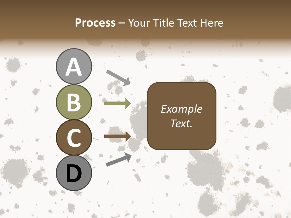 Mud Splat Pattern Isolated On A White Background PowerPoint Template
