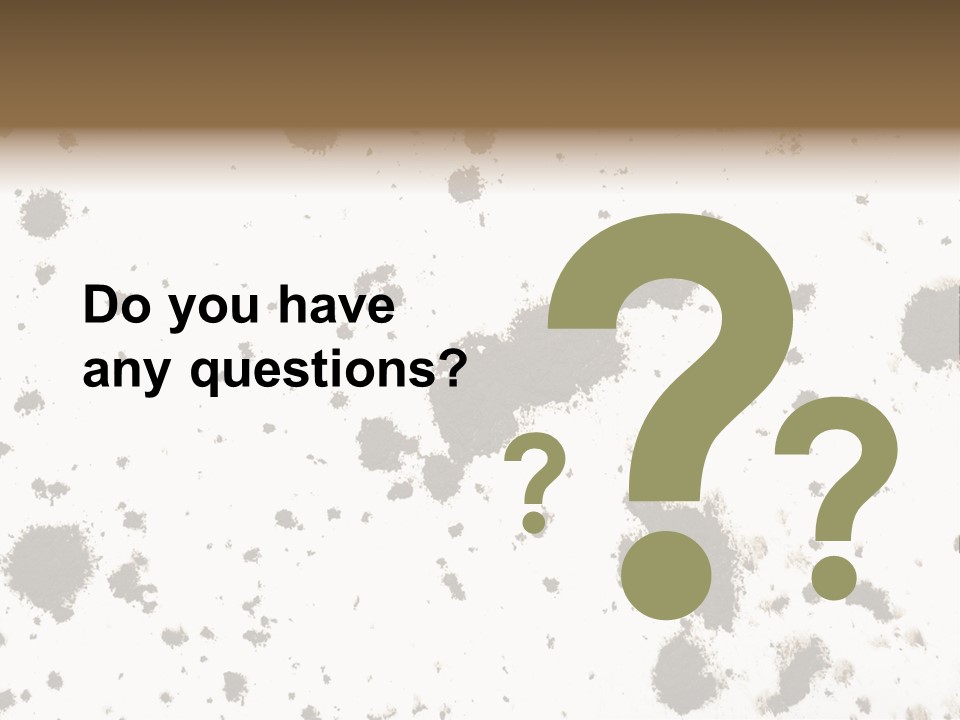 Mud Splat Pattern Isolated On A White Background PowerPoint Template