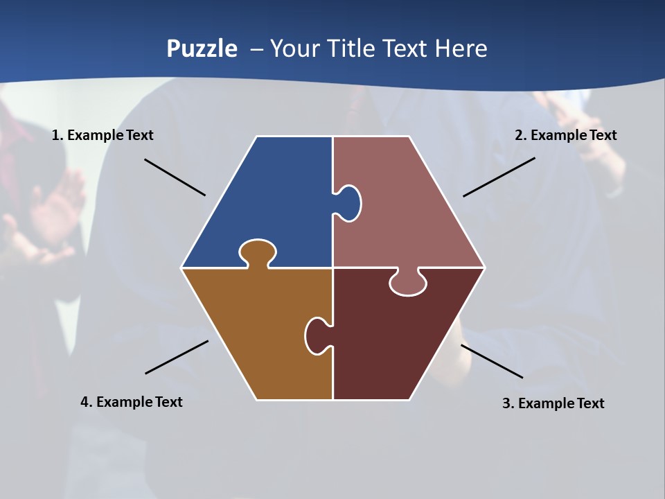 Beautiful Modern Wedding Hairstyle On White Background PowerPoint Template