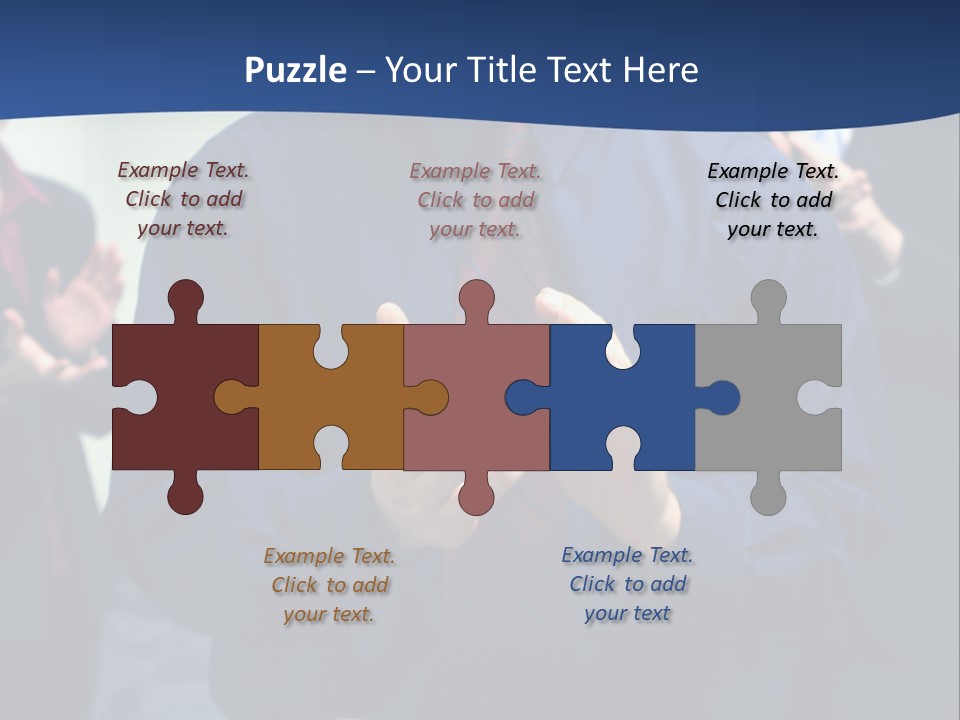 Beautiful Modern Wedding Hairstyle On White Background PowerPoint Template