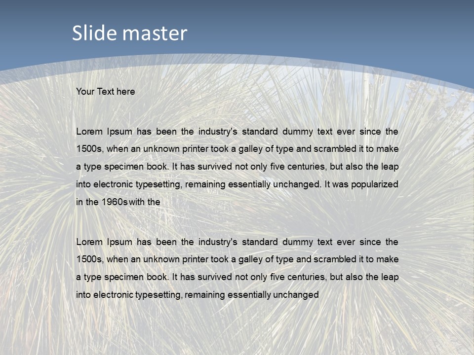 Granpa Instructing Grandson In Golfing PowerPoint Template