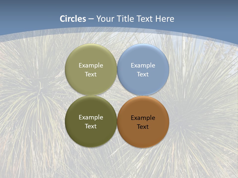 Granpa Instructing Grandson In Golfing PowerPoint Template