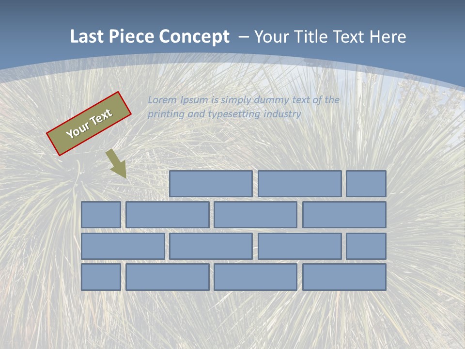 Granpa Instructing Grandson In Golfing PowerPoint Template