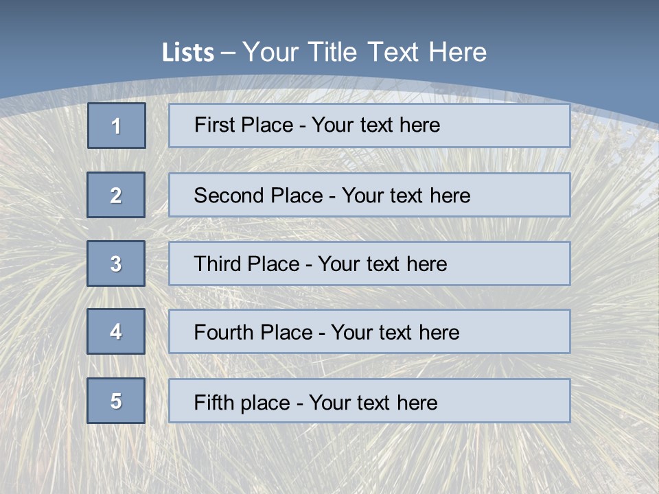 Granpa Instructing Grandson In Golfing PowerPoint Template