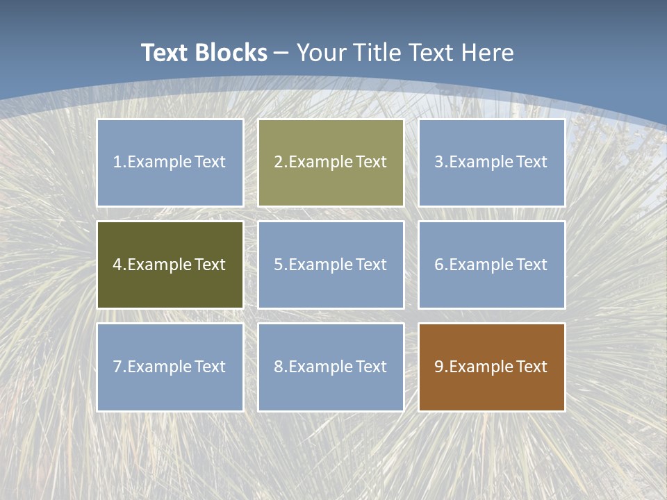 Granpa Instructing Grandson In Golfing PowerPoint Template