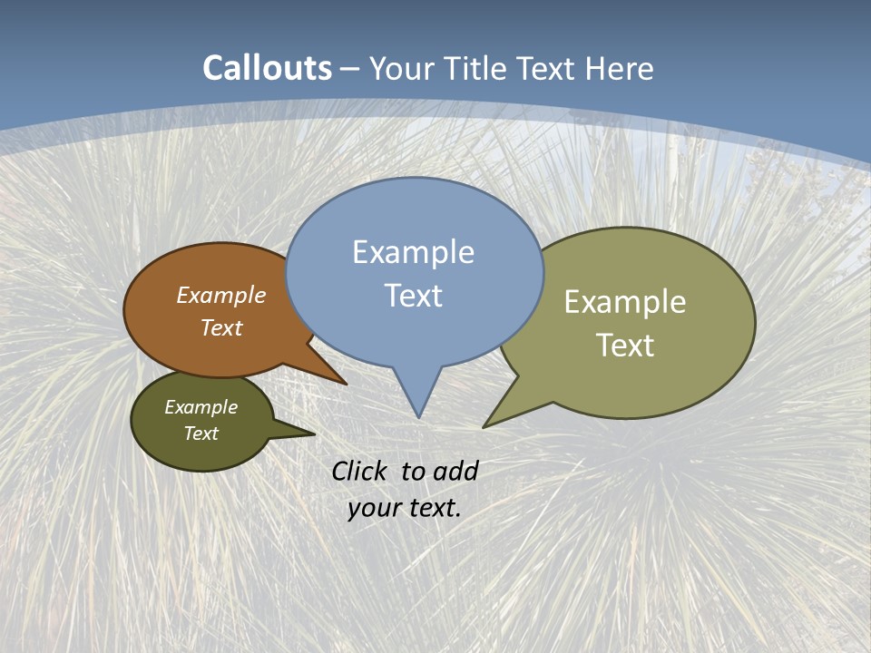 Granpa Instructing Grandson In Golfing PowerPoint Template