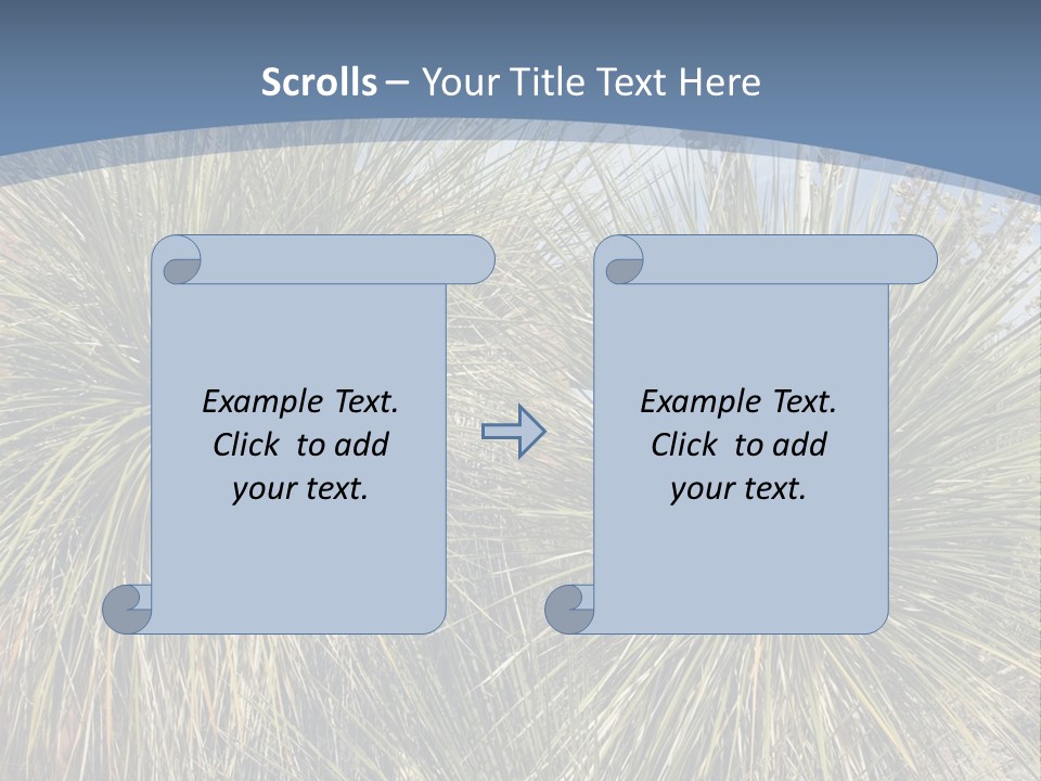 Granpa Instructing Grandson In Golfing PowerPoint Template
