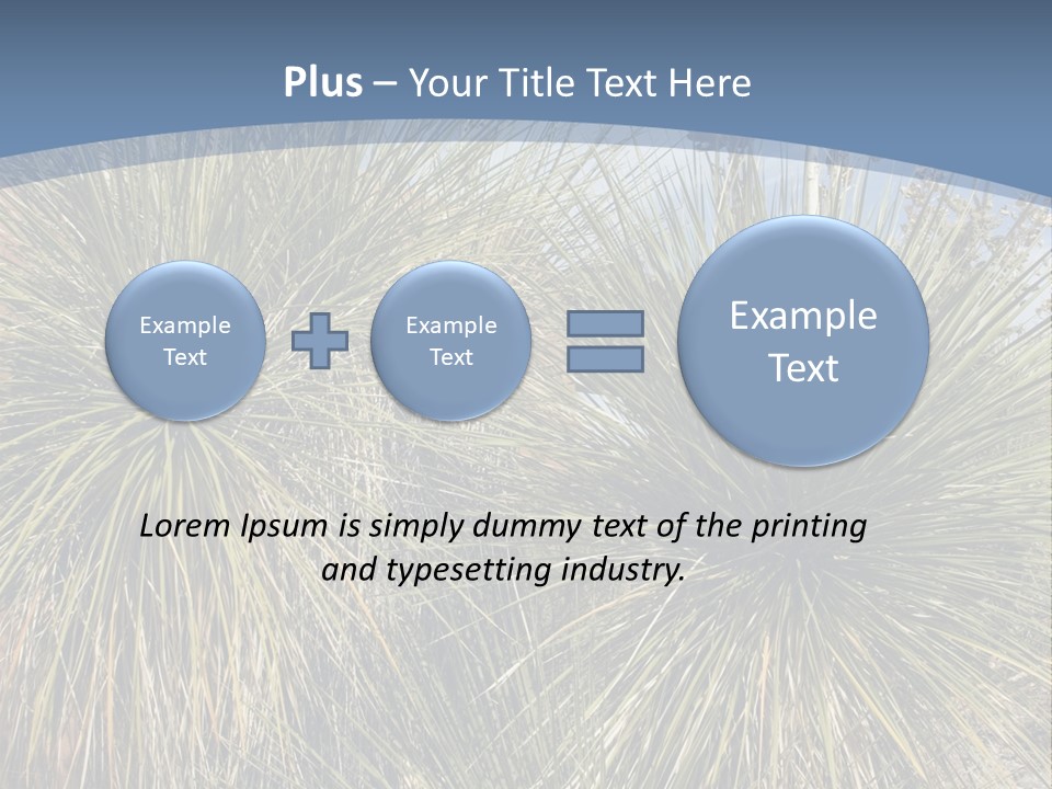 Granpa Instructing Grandson In Golfing PowerPoint Template