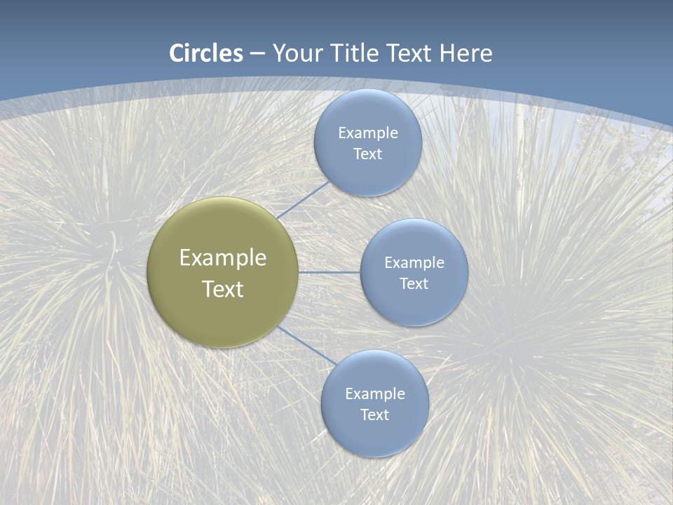 Granpa Instructing Grandson In Golfing PowerPoint Template