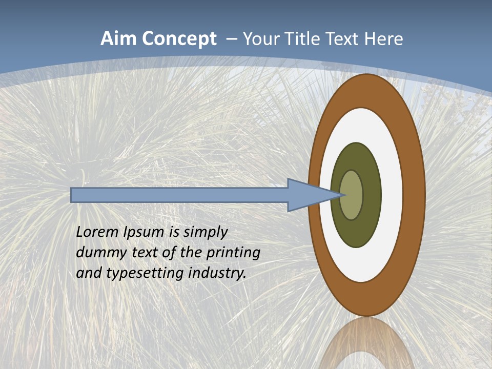 Granpa Instructing Grandson In Golfing PowerPoint Template