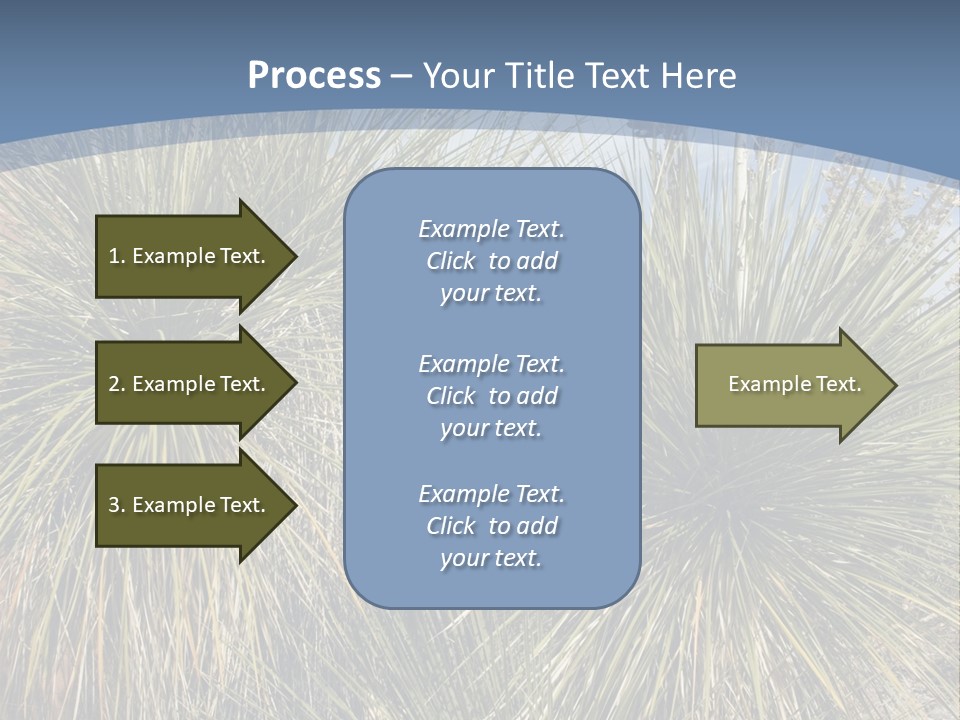 Granpa Instructing Grandson In Golfing PowerPoint Template