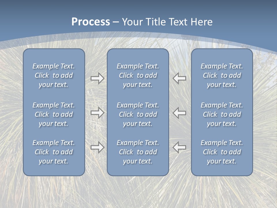 Granpa Instructing Grandson In Golfing PowerPoint Template