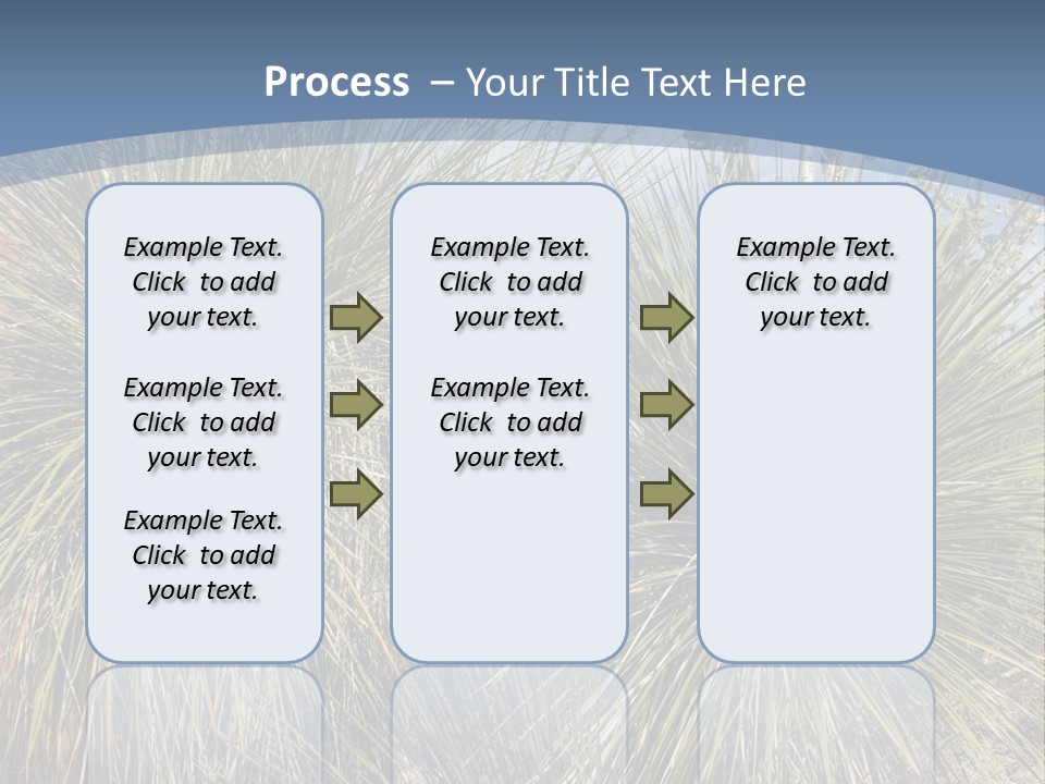 Granpa Instructing Grandson In Golfing PowerPoint Template