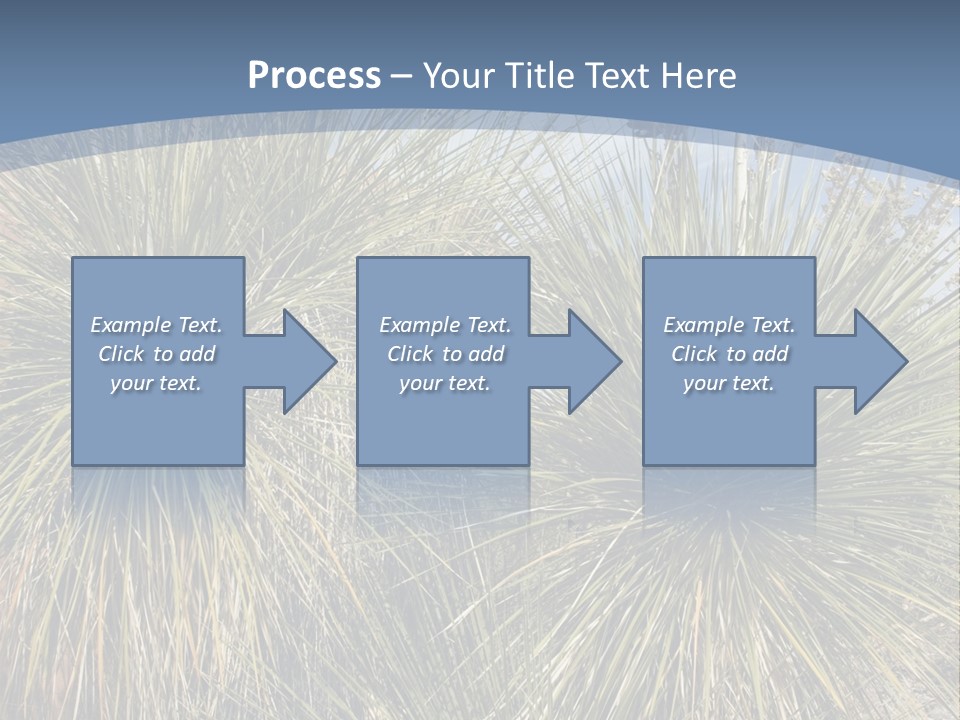 Granpa Instructing Grandson In Golfing PowerPoint Template