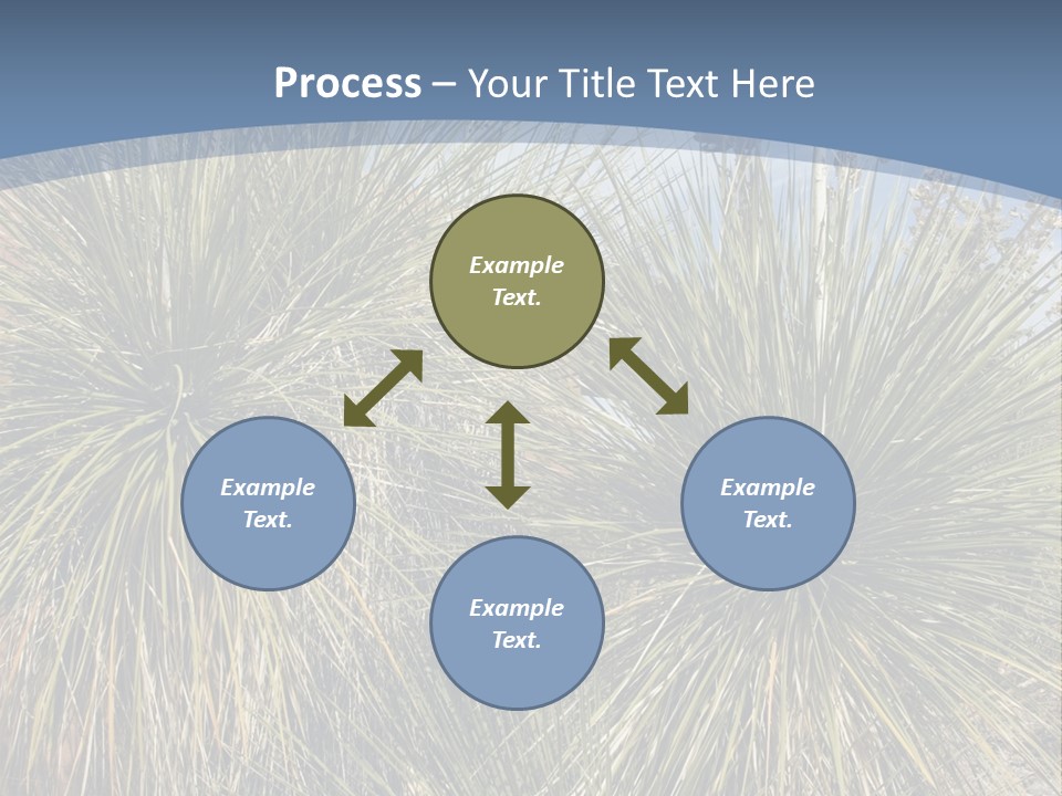 Granpa Instructing Grandson In Golfing PowerPoint Template