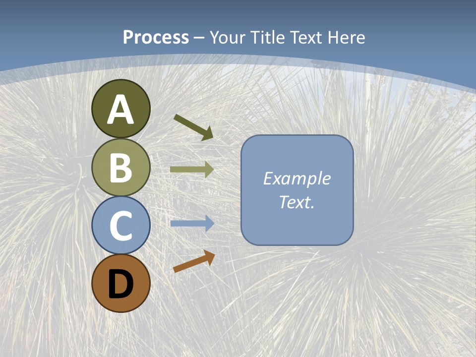 Granpa Instructing Grandson In Golfing PowerPoint Template