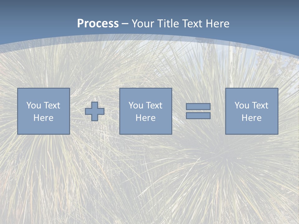Granpa Instructing Grandson In Golfing PowerPoint Template