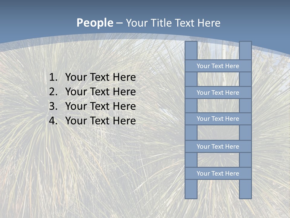 Granpa Instructing Grandson In Golfing PowerPoint Template