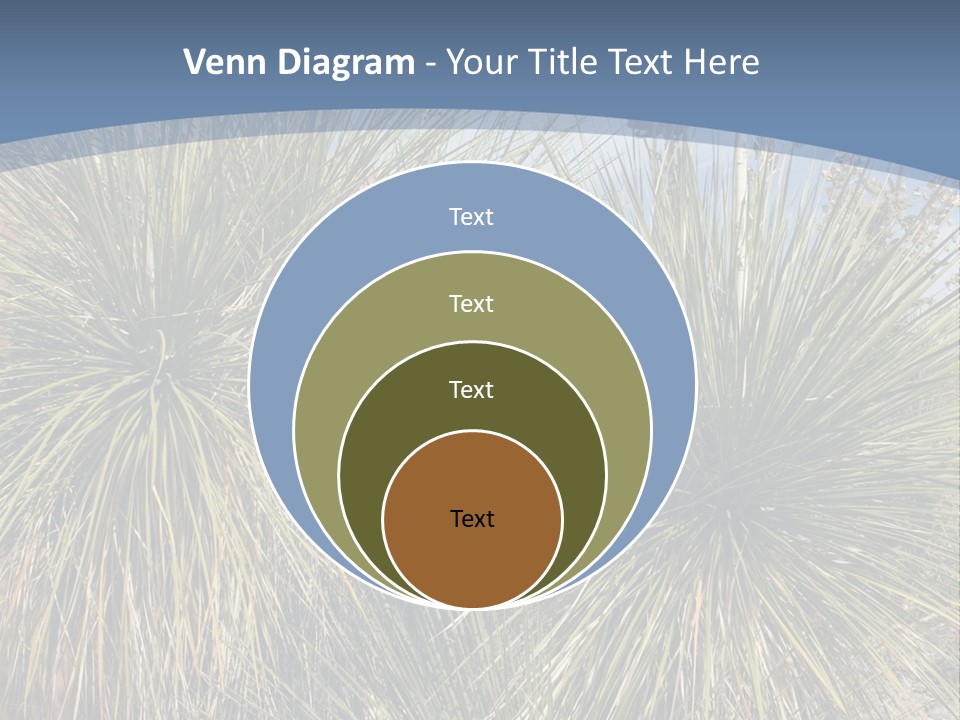 Granpa Instructing Grandson In Golfing PowerPoint Template