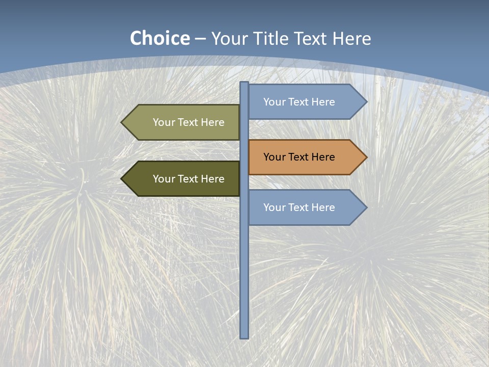 Granpa Instructing Grandson In Golfing PowerPoint Template