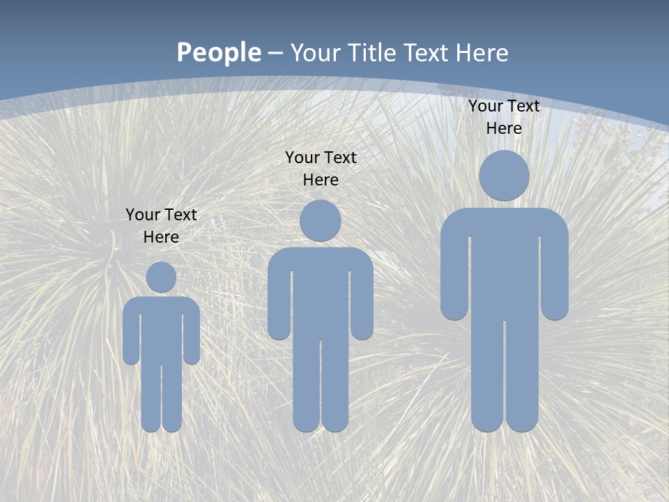 Granpa Instructing Grandson In Golfing PowerPoint Template