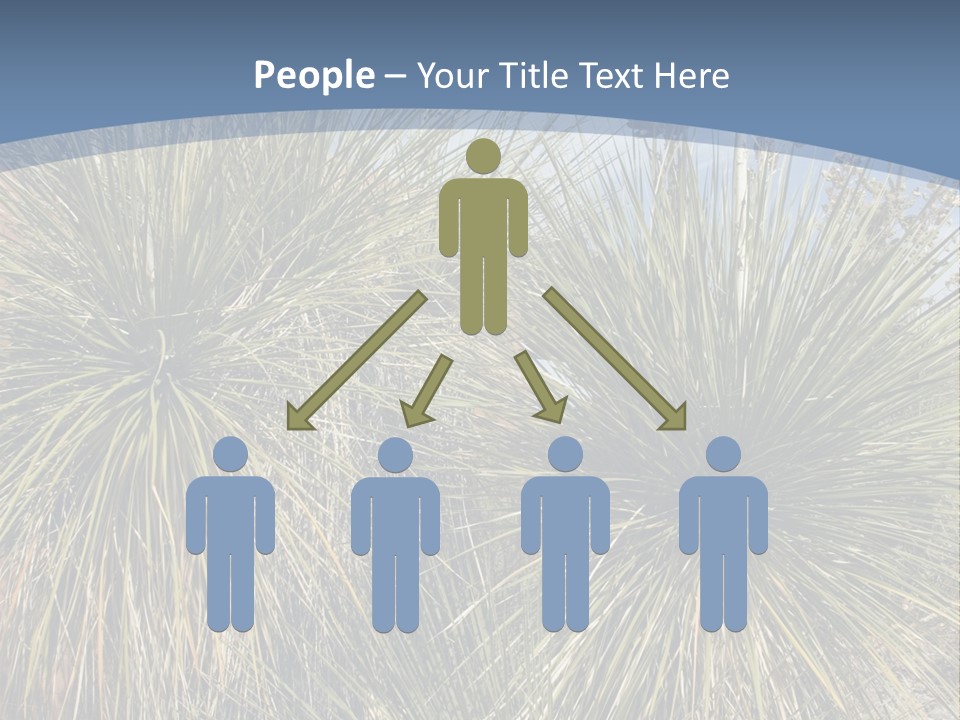 Granpa Instructing Grandson In Golfing PowerPoint Template