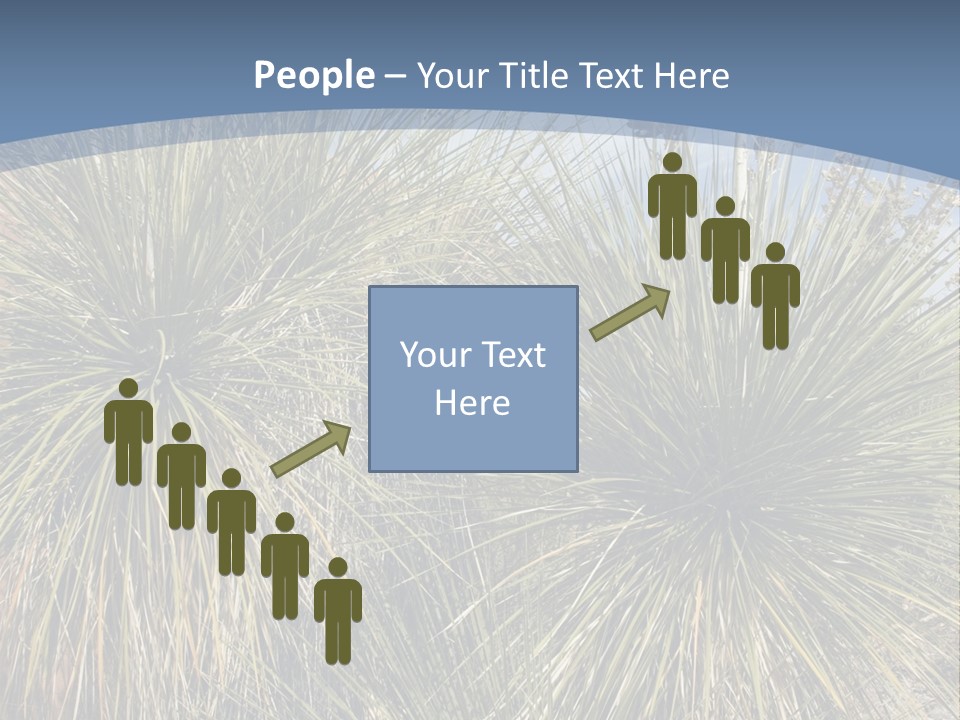 Granpa Instructing Grandson In Golfing PowerPoint Template