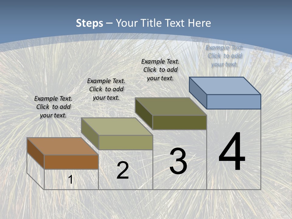 Granpa Instructing Grandson In Golfing PowerPoint Template