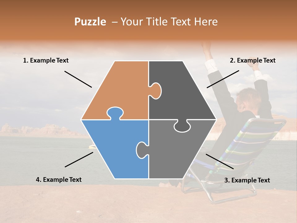 Business Success While Telecommuting PowerPoint Template