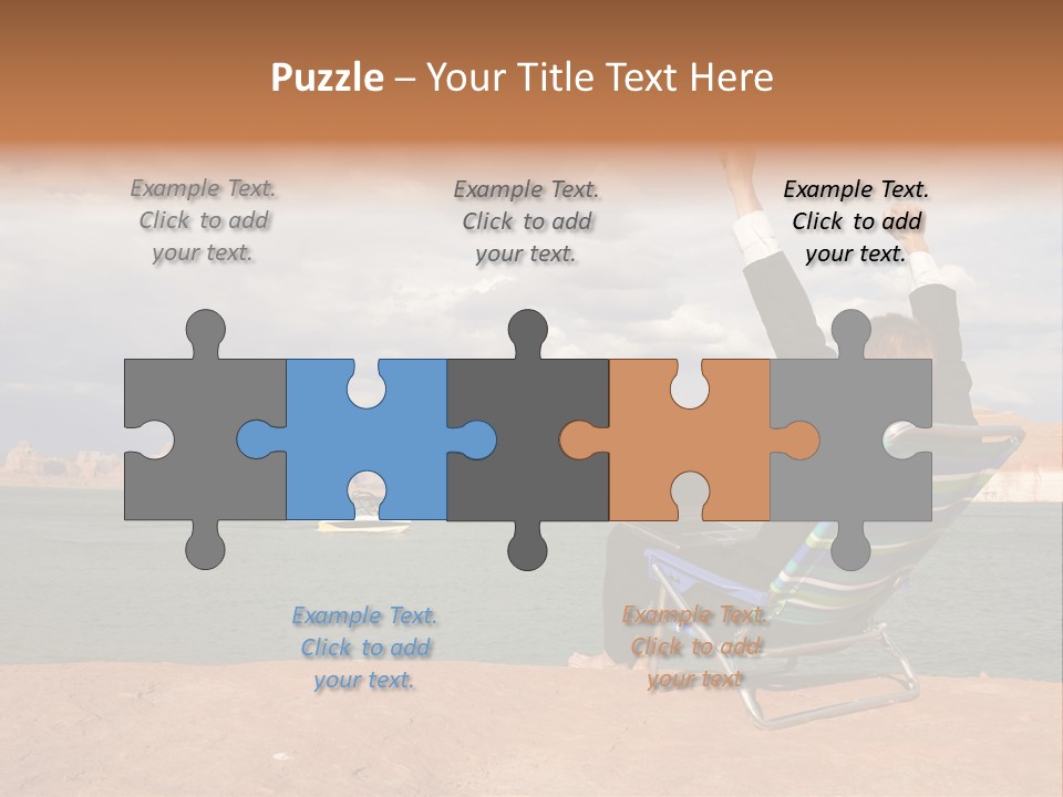 Business Success While Telecommuting PowerPoint Template