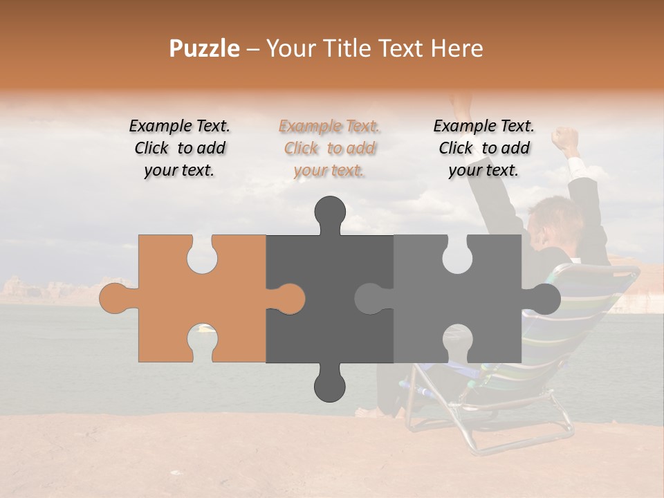 Business Success While Telecommuting PowerPoint Template