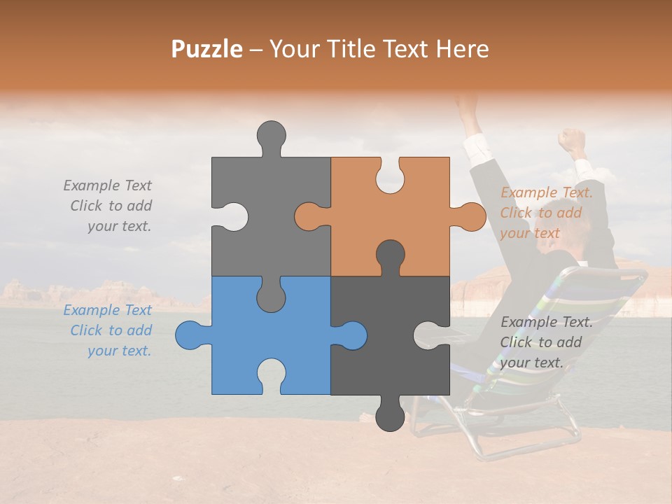 Business Success While Telecommuting PowerPoint Template