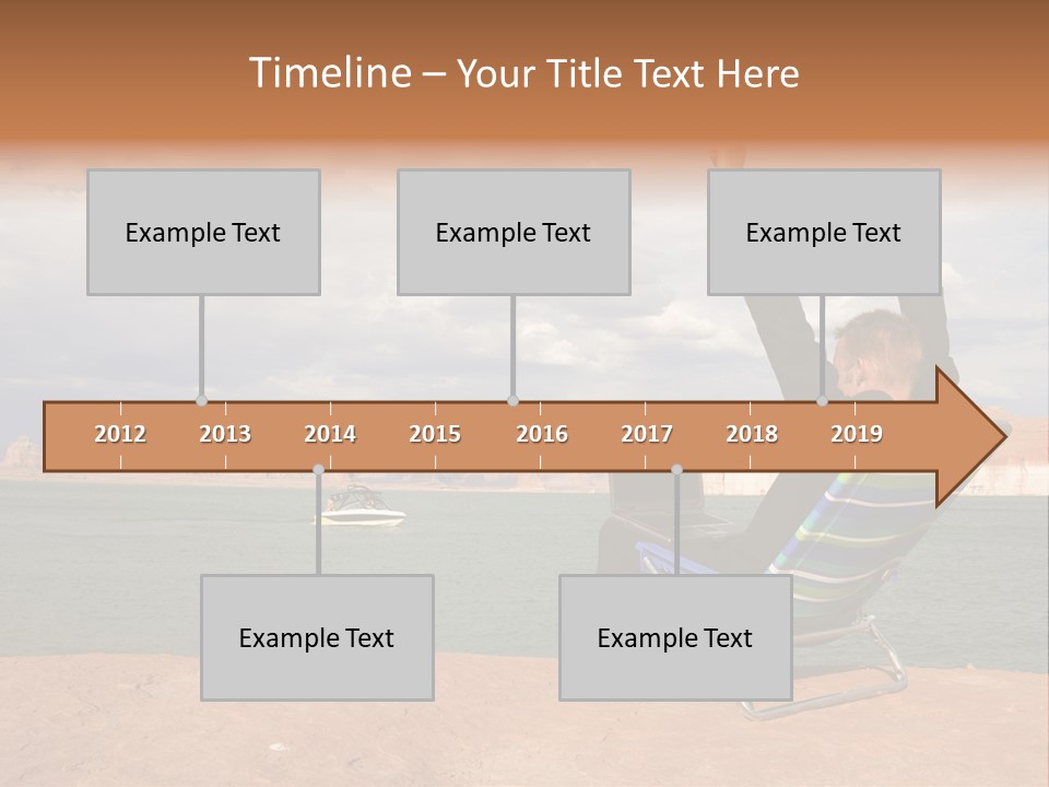 Business Success While Telecommuting PowerPoint Template
