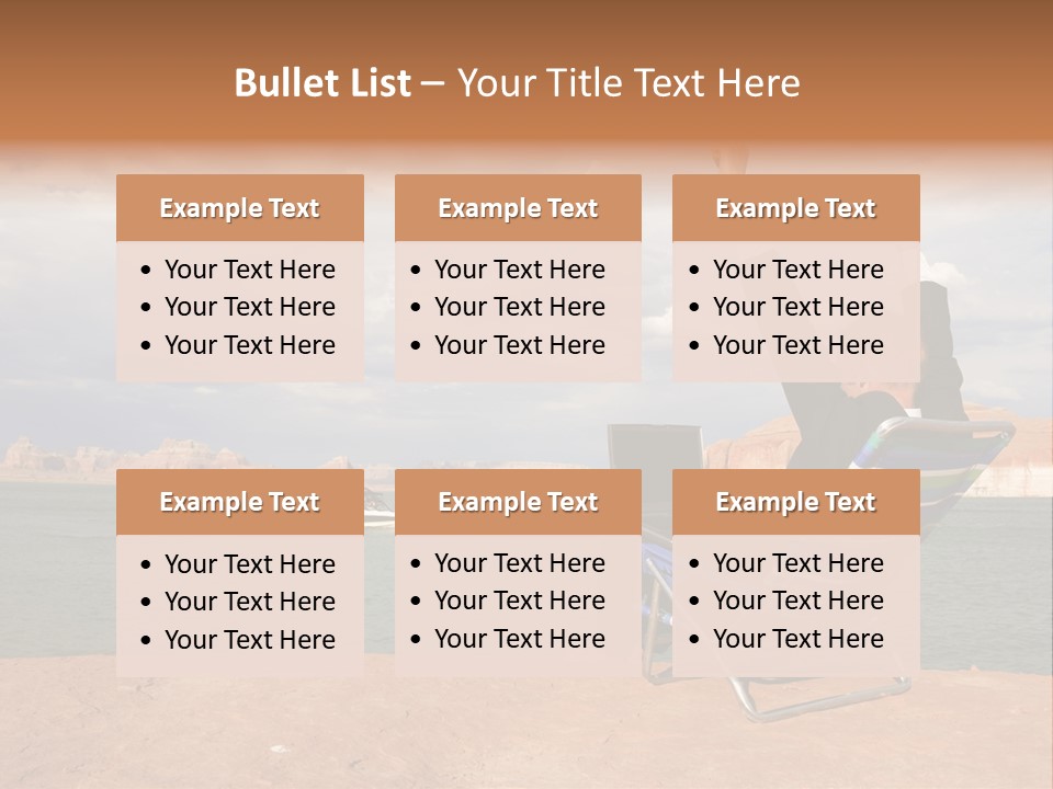 Business Success While Telecommuting PowerPoint Template