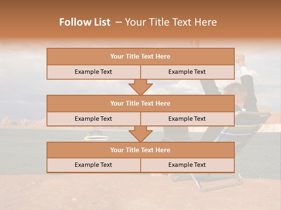Business Success While Telecommuting PowerPoint Template