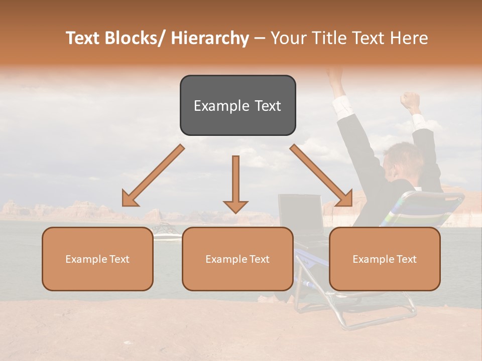 Business Success While Telecommuting PowerPoint Template