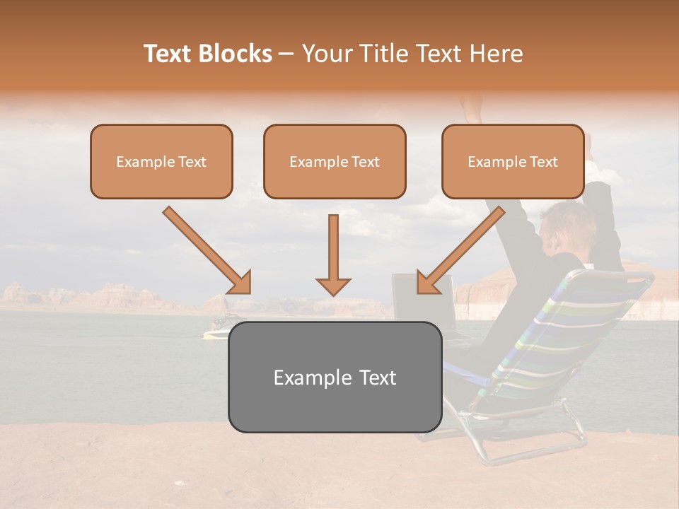 Business Success While Telecommuting PowerPoint Template