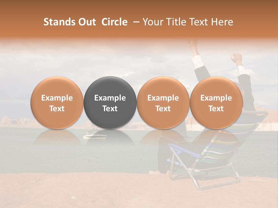 Business Success While Telecommuting PowerPoint Template