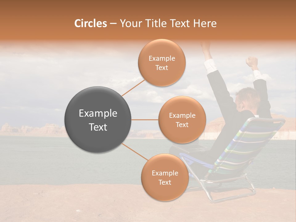 Business Success While Telecommuting PowerPoint Template